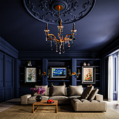 Dark Modern-French apartment. 3D Modeling, Architecture, Interior Design, ArchVIZ, Architectural Photograph & Interior Architecture project by Kiraly Nandor - 11.22.2021