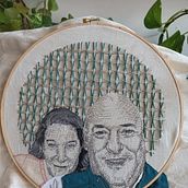 Quien está y quien ya no está . Een project van Borduurwerk van Luisa Straulino - 22.11.2021