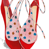 Zapatos. Un projet de Design  et Illustration traditionnelle de Sandra Romero - 22.11.2021