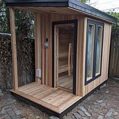 Outdoor sauna. Arquitetura projeto de ryan_merkley - 22.11.2021