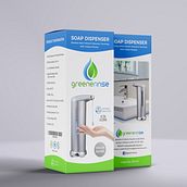 Packaging para dispensador de gel GREENERINSE Ein Projekt aus dem Bereich Verpackung und Grafikdesign von Eduardo Morente Hernandez - 23.11.2021