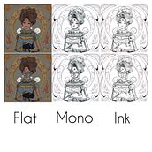 Steampunk Gibson Girl Ein Projekt aus dem Bereich Traditionelle Illustration, Comic und Digitale Illustration von Chiara Gagliardini - 23.11.2021