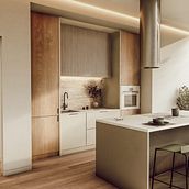 Kitchen Design. Un proyecto de 3D, Arquitectura, Diseño, creación de muebles					, Modelado 3D, Decoración de interiores, Arquitectura digital y Visualización arquitectónica de Davide Scacco - 23.11.2021