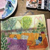 My project in Exploratory Sketchbook: Find Your Drawing Style course. Traditional illustration, Sketching, Creativit, Drawing, Watercolor Painting, Sketchbook, and Gouache Painting project by cato_vreys - 11.23.2021
