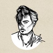 My concept Blackwork - Johnny Ein Projekt aus dem Bereich Traditionelle Illustration, Digitale Illustration und Tattoodesign von Marie-Anne Fortin - 23.11.2021