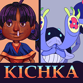 Kichka. Traditional illustration, Film, Video, TV, Animation, Character Design, 2D Animation, Creativit, Digital Illustration, Stor, telling, Portfolio Development, Concept Art, Children's Illustration, and Narrative project by Adrian Colmenares - 01.29.2020