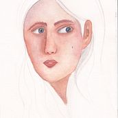 My project in Illustrated Portrait in Watercolor course. Traditional illustration, Fine Arts, Painting, Drawing, Watercolor Painting, Portrait Drawing, and Artistic Drawing project by Kavya Srinivasan - 11.24.2021