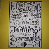 Mon projet du cours : Initiation au doodling créatif et au lettering manuel. Un projet de Illustration traditionnelle, Lettering, Dessin, Dessin artistique , et Lettering manuel de elodie_babau - 22.11.2021