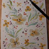 Mon projet du cours : Création d’une composition florale à l’aquarelle. Traditional illustration, Fine Arts, Painting, Watercolor Painting, Botanical Illustration, and Naturalistic Illustration project by Sandrine GiDes - 11.24.2021