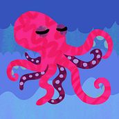 Octopolis- Memory Game. Programação  e Ilustração tradicional projeto de Leah Ball - 07.10.2021