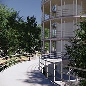 Concepto Mirador . Een project van L, scaping y Digitale architectuur van Stalyn Dorado - 18.11.2021
