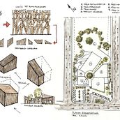 Preescolar: Tree House Kindergarten Ein Projekt aus dem Bereich Architektur, 3-D-Modellierung, L, schaftsbau, Skizzenentwurf und Aquarellmalerei von Natalia Vértiz - 16.10.2021