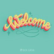 Lettering con Procreate, hecho con mucho mimo.. Design, Graphic Design, T, pograph, Calligraph, and Lettering project by Lucia - 11.25.2021
