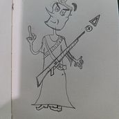 Meu projeto do curso: Introdução à criação de personagens estilo cartoon. Traditional illustration, Character Design, and Drawing project by Danilo Oliveira - 11.25.2021