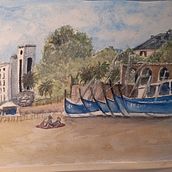 Il mio progetto del corso: Tecniche moderne di acquerello paesaggistico. Un projet de Peinture , et Aquarelle de Angela Deferrari - 25.11.2021