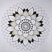 My project in The Art of Mandala Drawing: Create Geometric Patterns course. Drawing & Ink Illustration project by Ed Oh - 11.23.2021