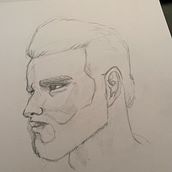 Mi Proyecto del curso: Sketchbook de retrato: explora el rostro humano. Un proyecto de Bocetado, Dibujo, Dibujo de Retrato, Dibujo artístico y Sketchbook de Alessia Giannetti - 25.11.2021