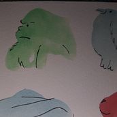 Mi Proyecto del curso: Técnicas de ilustración con acuarela y gouache. Traditional illustration, Fine Arts, Painting, Watercolor Painting, Children's Illustration, and Gouache Painting project by Romina Suarez - 11.25.2021