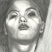 Meu projeto do curso: Retrato artístico com carvão vegetal: criando atmosferas. Traditional illustration, Fine Arts, Drawing, Portrait Drawing, Realistic Drawing, and Artistic Drawing project by mayermoraes - 11.26.2021