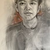 My project in Realistic Portrait with Graphite Pencil course. Traditional illustration, Fine Arts, Sketching, Pencil Drawing, Drawing, Portrait Drawing, Realistic Drawing, Artistic Drawing, and Figure Drawing project by mabelrf - 11.26.2021