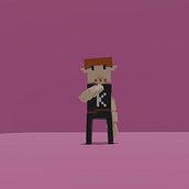 Mi Proyecto del curso: Introducción al voxel art para el diseño de personajes. 3D, Character Design, 3D Animation, 3D Modeling, and 3D Character Design project by jhonanibal576 - 11.23.2021