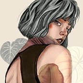 Mi Proyecto del curso: Retrato ilustrado con Procreate. Traditional illustration, Vector Illustration, Digital Illustration, and Portrait Drawing project by Sarasvati Dasi - 11.26.2021