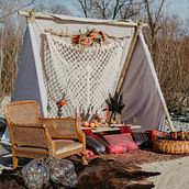 Servizio fotografico in collaborazione con Martina Polimeni, foto di Wedding Cherie. Macramé, and Events project by Laura Bossi - Shambaloo - 11.26.2021
