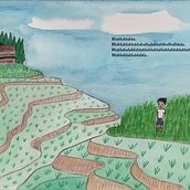 Mon projet du cours : Illustration à l'aquarelle de contes pour enfants. Traditional illustration, Painting, Drawing, Watercolor Painting, Children's Illustration, and Narrative project by alphonsineduterrier - 11.26.2021
