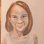 My project in Artistic Portrait with Watercolors course. Un progetto di Belle arti, Pittura, Pittura ad acquerello e Disegno di ritratti di Teres D - 26.11.2021