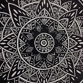 Mon projet dans le cours de mandala . Traditional illustration project by Melanie Vincent - 11.26.2021