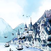 The wonders of Astera. Traditional illustration project by Joanne Poon - 07.26.2019