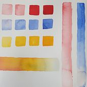 Gradients and precision exercises . Traditional illustration project by Maureen Walker - 11.27.2021