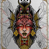 Neo trad custom . Un progetto di Illustrazione tradizionale di Fabio Silva - 27.11.2021