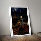 Roofs. Traditional illustration project by Anastasia Petukh - 11.27.2021