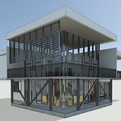 Mi Proyecto del curso: Diseño y modelado arquitectónico 3D con Revit. 3D, Architecture, Interior Architecture, 3D Modeling, Digital Architecture, and ArchVIZ project by Silvia Méndez Álvarez - 11.28.2021