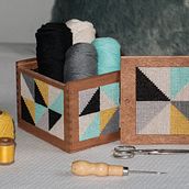 Mi Proyecto del curso: Bordado sobre madera. Arts, Crafts, Fine Arts, Embroider, and Textile Design project by Aixa San Emeterio Gómez - 01.13.2022