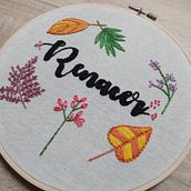 Renacer :). Bordado projeto de Yanin Aguirre - 29.11.2021