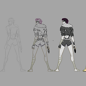 Mi Proyecto del curso: Ilustración de personajes dinámicos . Traditional illustration, Character Design, Comic, Creativit, Drawing, Digital Drawing, and Manga project by alexrog2510 - 11.29.2021
