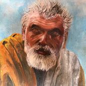 My project in Expressive Oil Portraiture: Explore the Alla Prima Technique course. Oil Painting, and Fine Arts project by Helen Korengold - 11.25.2021