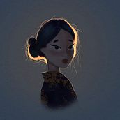 Mi Proyecto del curso: Iluminación y color para retratos digitales en Photoshop . Un proyecto de Ilustración tradicional, Ilustración digital y Pintura digital de Cris Romero - 29.11.2021