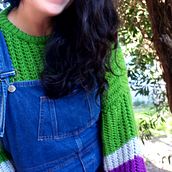 Mi Proyecto del curso: Crochet: crea prendas con una sola aguja. Fashion Design, Fiber Arts, DIY, and Crochet project by Gaby Orel - 11.30.2021