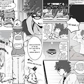 Double page/ Planche manga (débutant). Traditional illustration, Manga, Stor, board, Digital Illustration, Comic, and Drawing project by Manon - 09.23.2021