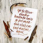 Hasta la raíz. Un progetto di Calligrafia di Vivi Larenas - 30.11.2021