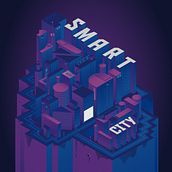 Japan Smart City. Traditional illustration, Motion Graphics, Animation, and Graphic Design project by Yvan Nisii - 11.27.2021
