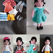 Mi Proyecto del curso: Amigurumi: diseño de ropa, pelo y complementos. Arts, Crafts, To, Design, Fiber Arts, Crochet, and Amigurumi project by andreasendrea - 11.30.2021