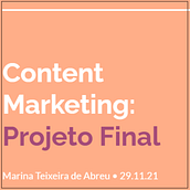 Meu projeto final : Content marketing. Marketing, Social Media, Stor, telling, Digital Marketing, Instagram, Content Marketing, Facebook Marketing, Communication & Instagram Marketing project by Marina Teixeira de Abreu - 11.29.2021