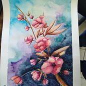 Mi Proyecto del curso: Creación de paletas de color con acuarela. Traditional illustration, Fine Arts, Painting, Watercolor Painting, and Color Theor project by Annabelle Diaz - 11.30.2021