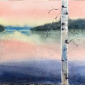 Mi Proyecto del curso: Paisajes atmosféricos en acuarela. Fine Arts, Painting, and Watercolor Painting project by Ane Martínez sagredo - 11.30.2021