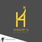 Hangar 14 Airlines. Design, Br, ing & Identit project by Matheus Henrique Cequinatto - 11.29.2021