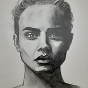 Meu projeto do curso: Desenho de retrato artístico: capture expressões autênticas. Traditional illustration, Fine Arts, Sketching, Pencil Drawing, Drawing, Portrait Drawing, Realistic Drawing, Artistic Drawing, and Figure Drawing project by Camila Britto - 11.30.2021